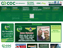 Tablet Screenshot of cocsbc.com.br